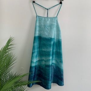 Silky Ombré Slip Dress